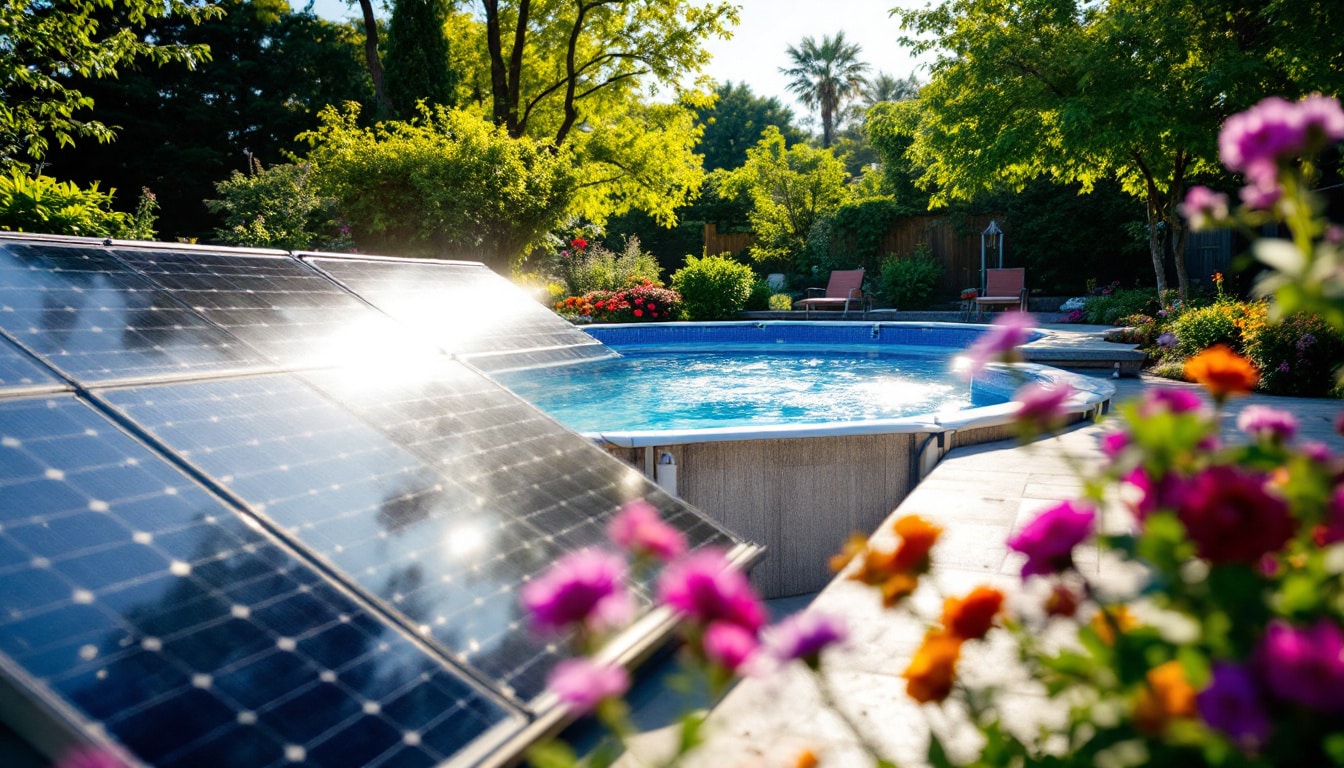 Chauffage solaire piscine hors sol : économisez et prolongez vos baignades