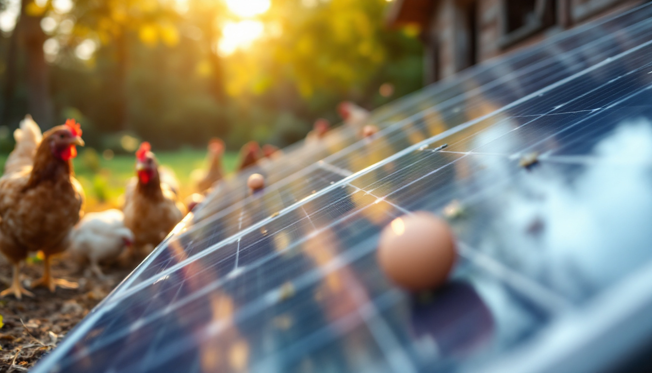Chauffage solaire pour poulailler : bien-être et production d'œufs