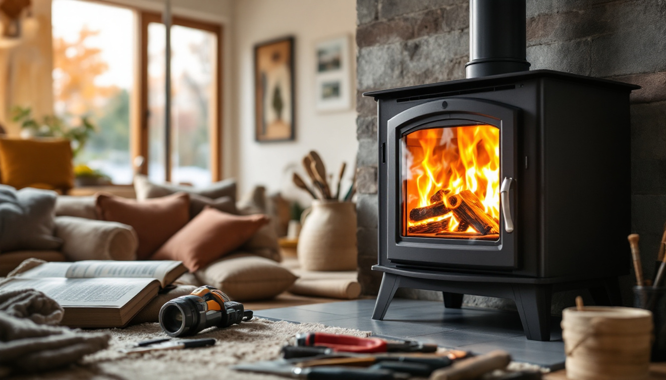Poêle bois ventouse : installation facile et conforme aux normes