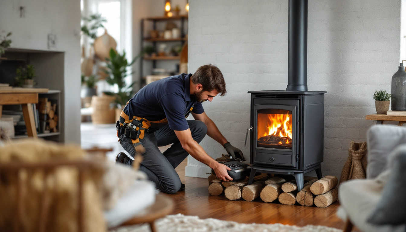 Poêle bois ventouse : installation facile et conforme aux normes