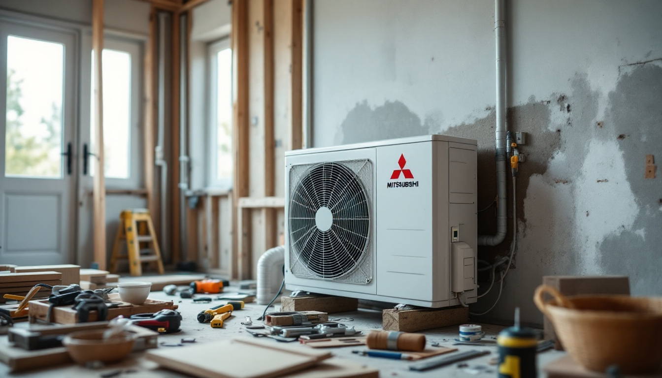 Pompe chaleur air-air Mitsubishi : performance et économies d'énergie