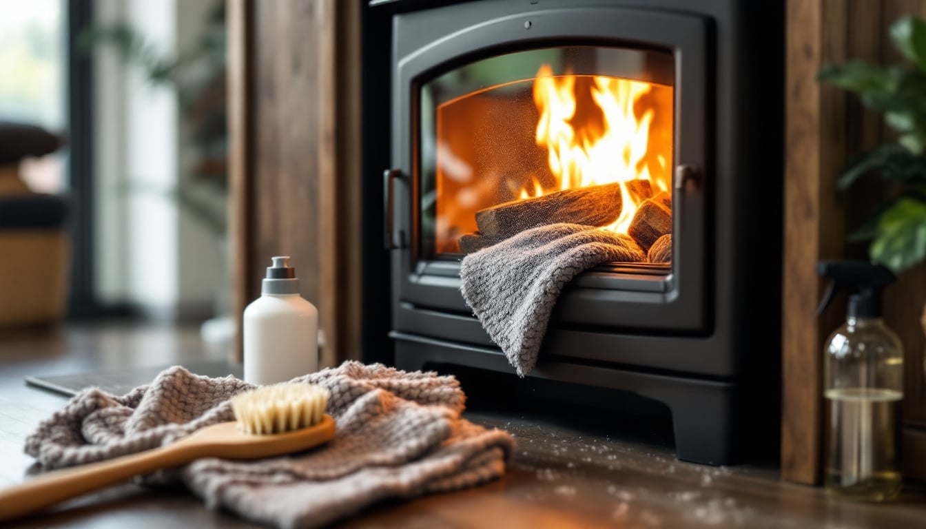 Nettoyer vitre poêle granulé : astuces et méthodes efficaces