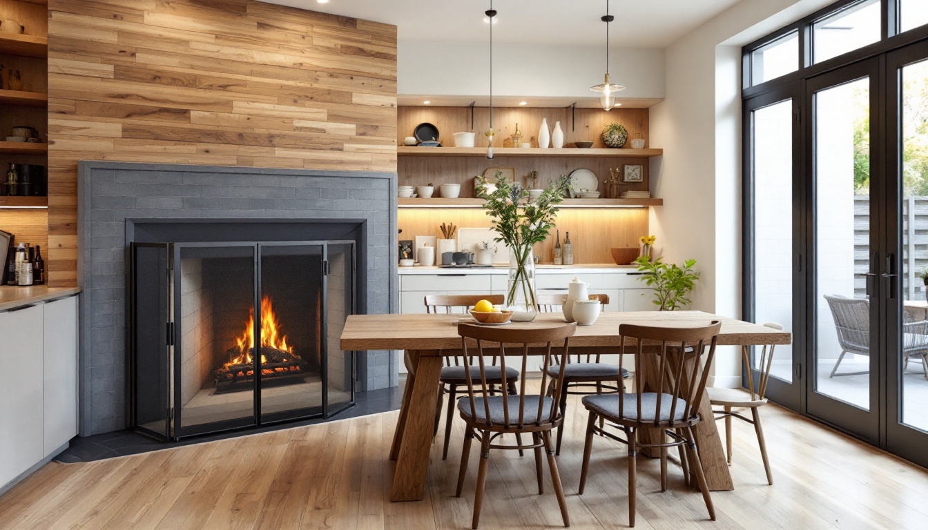 Pare-feu poêle à bois : sécurité et élégance pour votre foyer