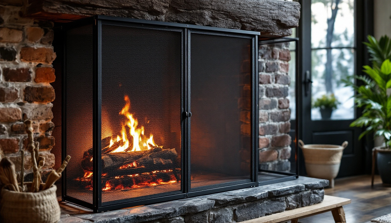Pare-feu poêle à bois : sécurité et élégance pour votre foyer